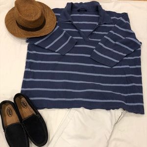 Penningtons Blue Striped Sweater 4x
